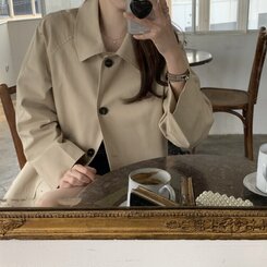 ハーフトレンチバーバリージャケット BEIGE