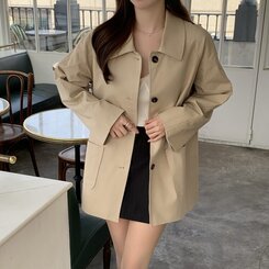 ハーフトレンチバーバリージャケット BEIGE