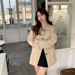 ハーフトレンチバーバリージャケット BEIGE