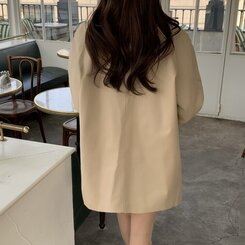 ハーフトレンチバーバリージャケット BEIGE