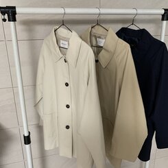 ハーフトレンチバーバリージャケット