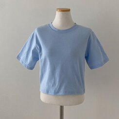 半袖Tシャツ デイリークロップ半袖Tシャツ7色