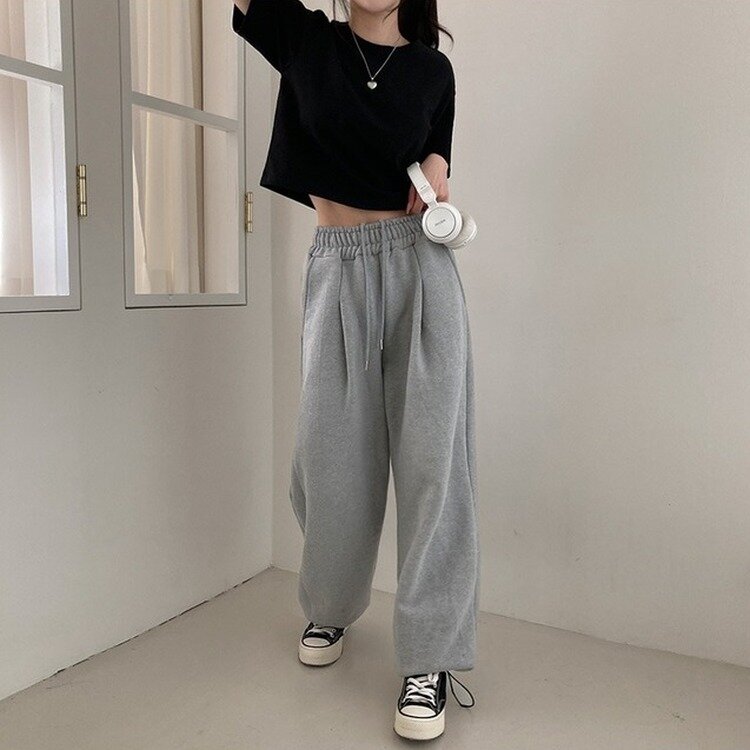 デイリークロップ半袖Tシャツ7色 BLACK