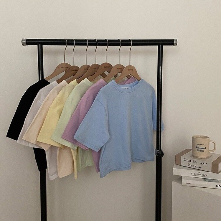 デイリークロップ半袖Tシャツ7色