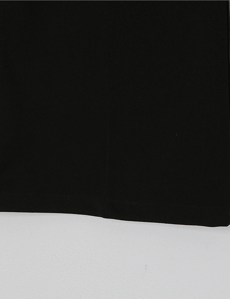 [숏,기본,롱/~2XL] 내추럴 히든밴딩  블랙 와이드 슬랙스