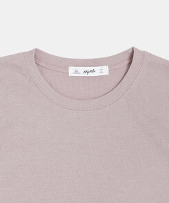 半袖Tシャツ ライブリブ編み半袖Tシャツ6色