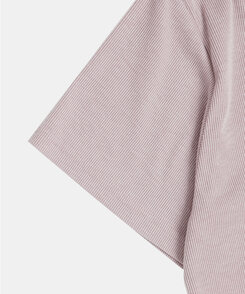 半袖Tシャツ ライブリブ編み半袖Tシャツ6色