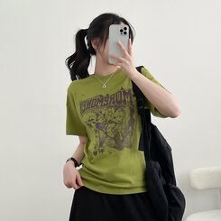 半袖Tシャツ スペース半袖Tシャツ GREEN
