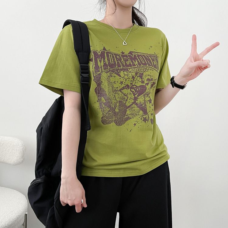 スペース半袖Tシャツ GREEN