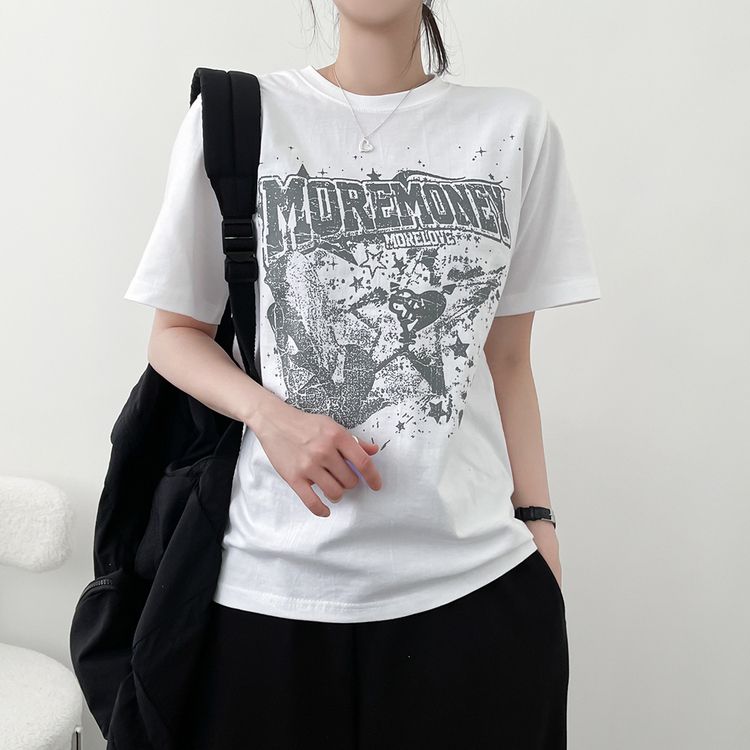 スペース半袖Tシャツ WHITE