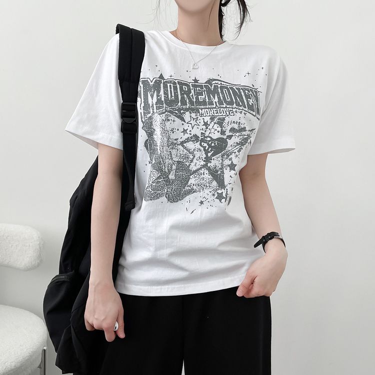 スペース半袖Tシャツ WHITE
