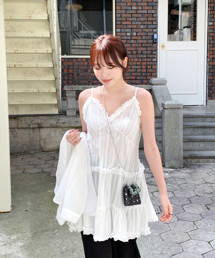 miss rosier フリル付きミニワンピース miss rosier フリル付きミニワンピース