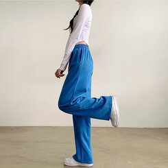 トレーニングパンツ エアワイドトレーニングバンディングパンツ9色 BLUE