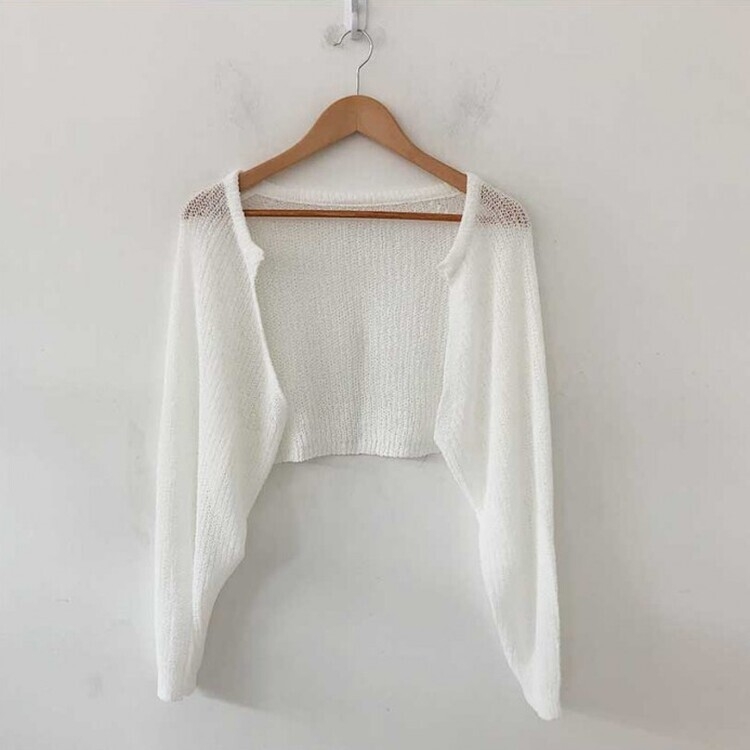 デリケートシンクボレロカーディガン8色