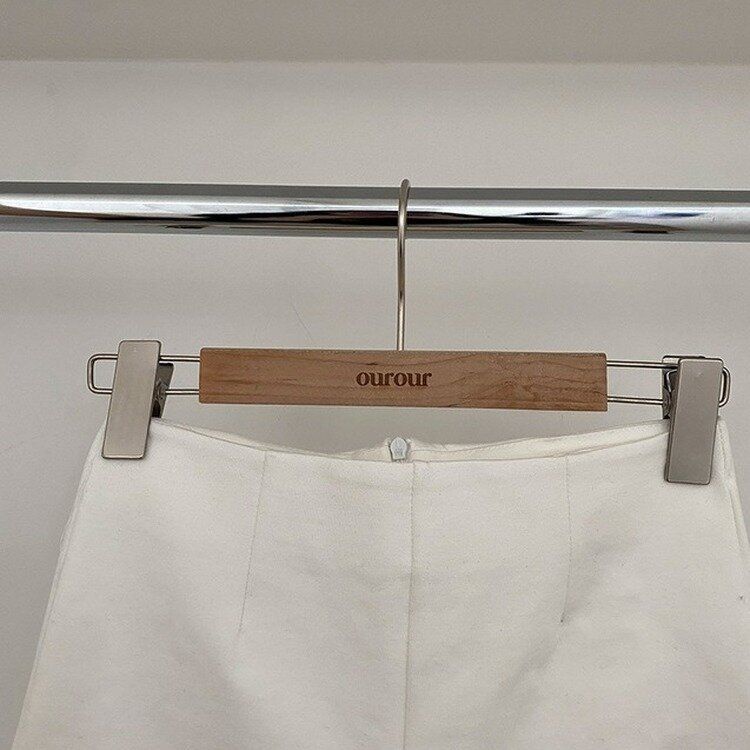 ハイウエストピンタックスパンショートパンツ