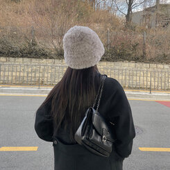 バッグ フェイクレザーチェーンツーウェイショルダークロスバッグ BLACK