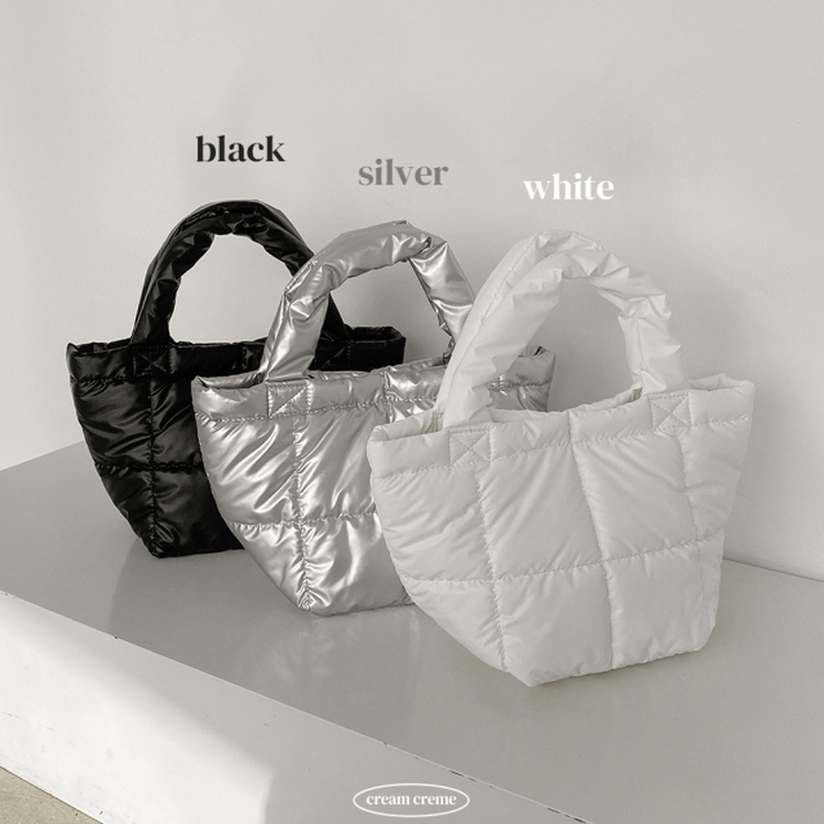 フェイクレザーレザーダウントートバッグ｜バッグ｜韓国ファッション