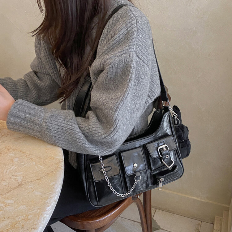 【未使用✨】濱野 ショルダーバッグ チェーン付 上質レザー 黒 付属品完備 楽天市場】濱野皮革工芸 ショルダーバッグの通販
