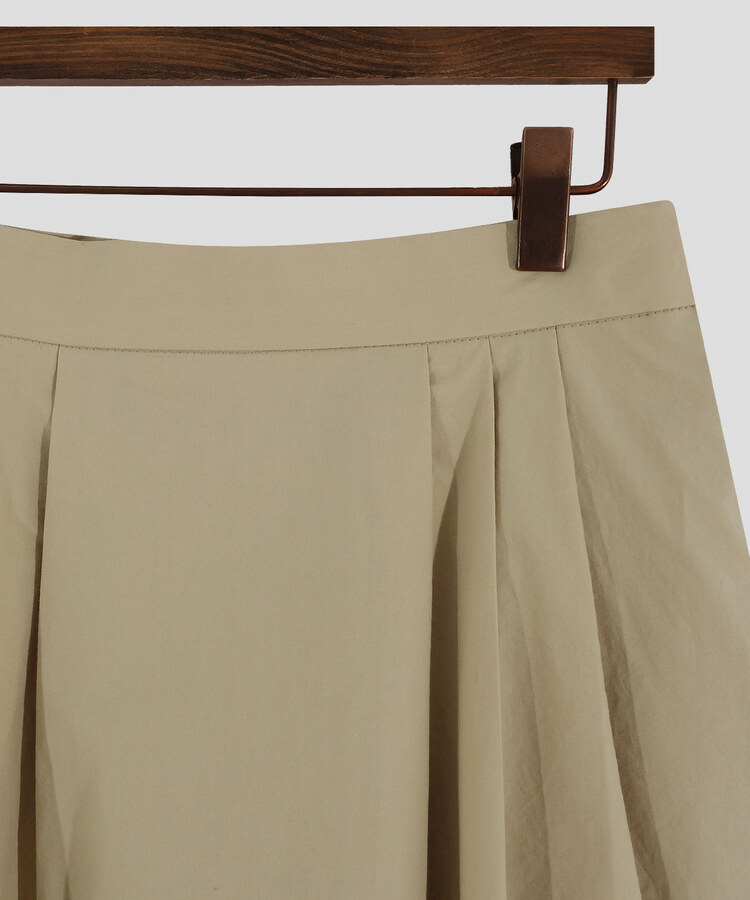 ピンタックフルコットンスカート