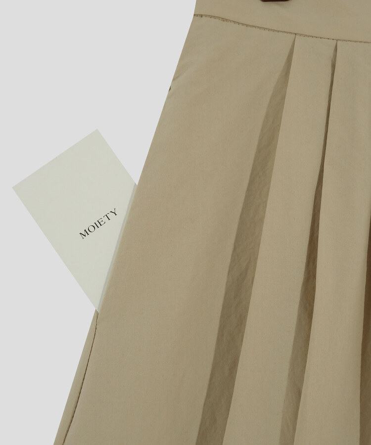 ピンタックフルコットンスカート