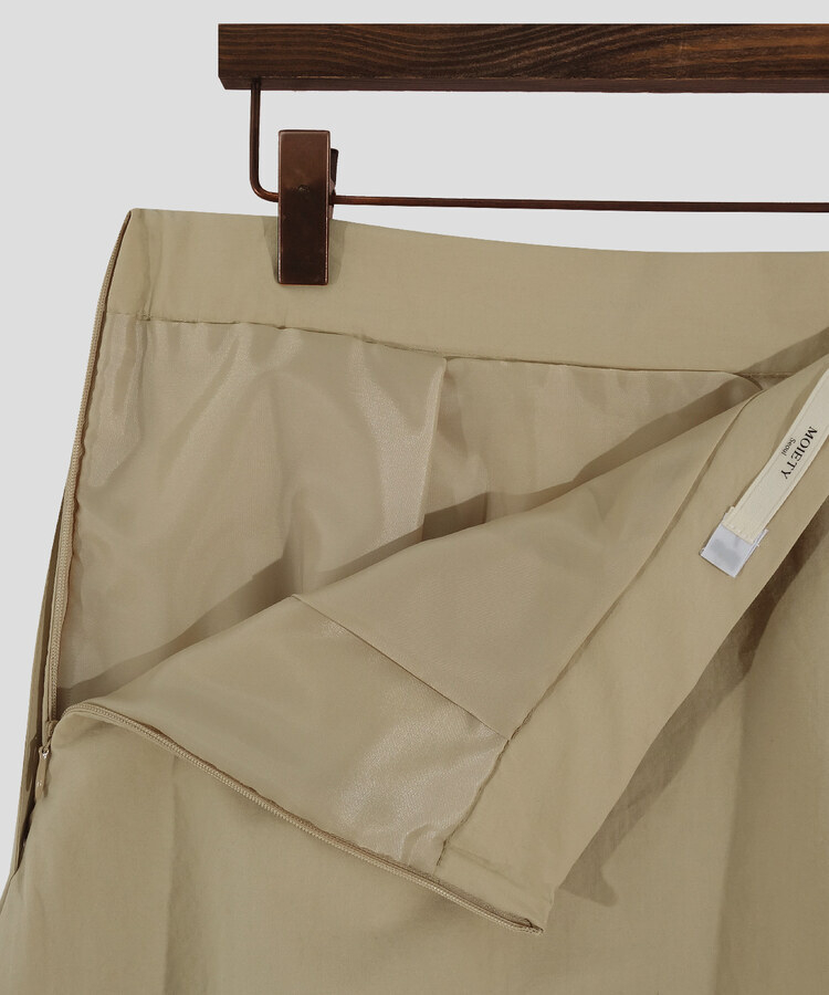 ピンタックフルコットンスカート