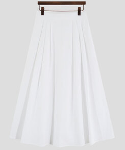 ピンタックフルコットンスカート