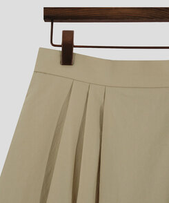 ピンタックフルコットンスカート