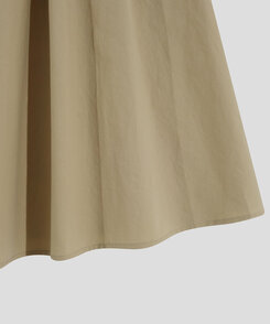 ピンタックフルコットンスカート