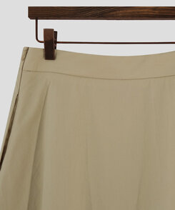 ピンタックフルコットンスカート