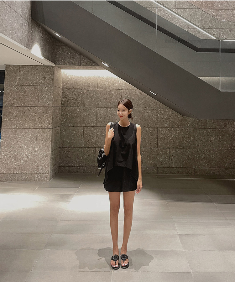 ミエンミュールサンダル BLACK