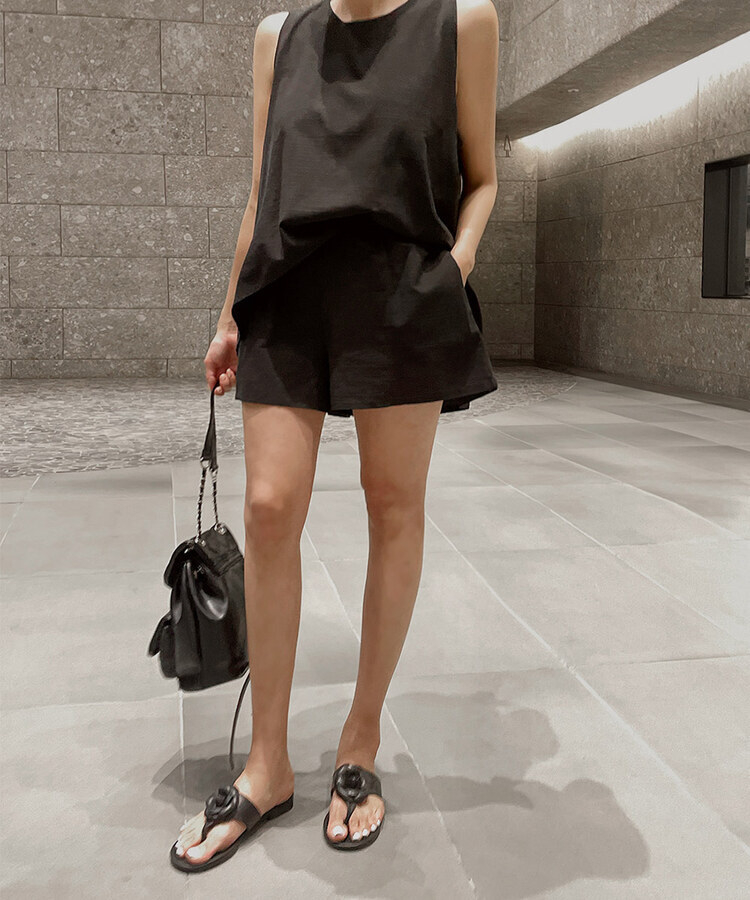 ミエンミュールサンダル BLACK