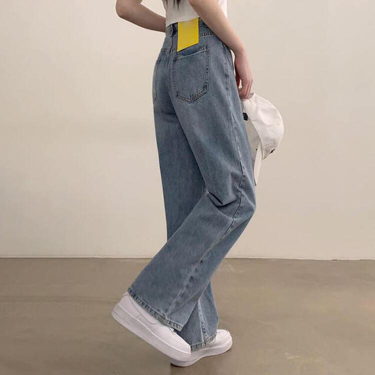 SHORT/BASIC/LONG 丈別】ハイウエストワイドデニムパンツ5色｜デニム