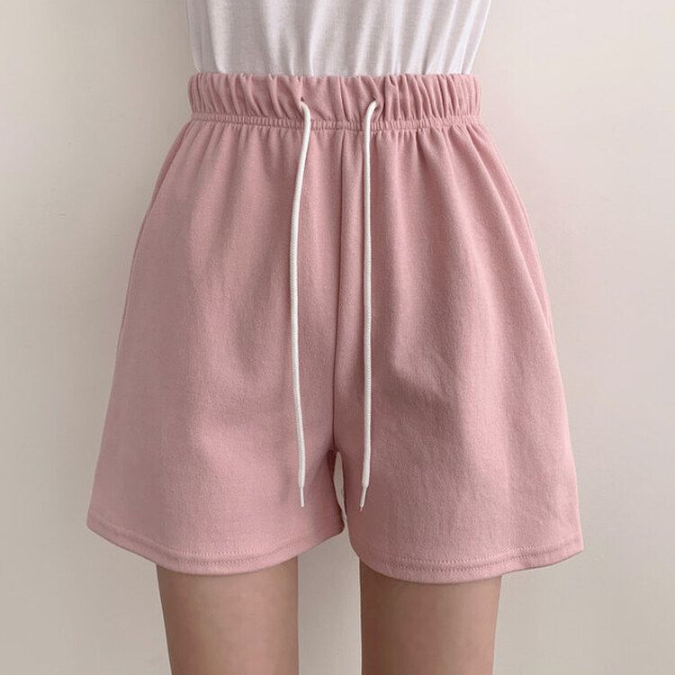 トレーニングパンツ 【3分丈/5分丈 形別】バンディングトレーニングショートパンツ12色 PINK