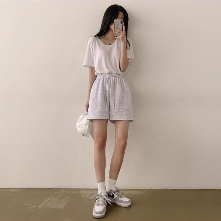 トレーニングパンツ 【3分丈/5分丈 形別】バンディングトレーニングショートパンツ12色 MELANGE
