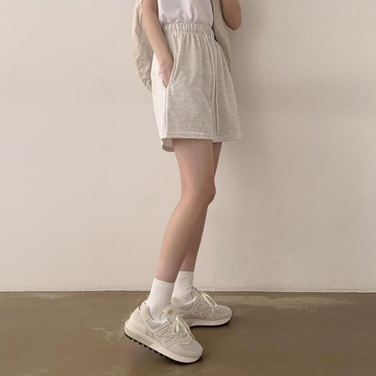トレーニングパンツ 【3分丈/5分丈 形別】バンディングトレーニングショートパンツ12色 OATMEAL