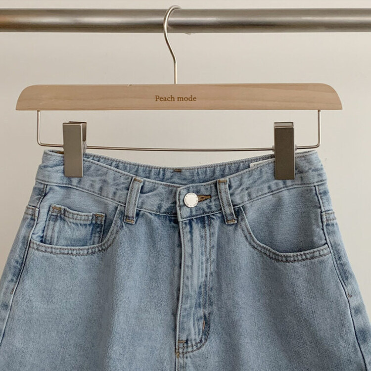 ショートパンツ 【SHORT/BASIC 丈別】ハイウエストデニムショートパンツ