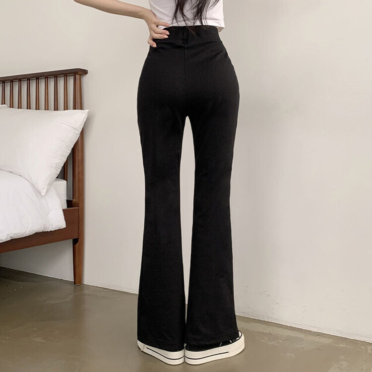 トレーニングパンツ バンディングブーツカットトレーニングパンツ BLACK