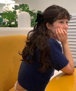 ビックリボンピン BLACK