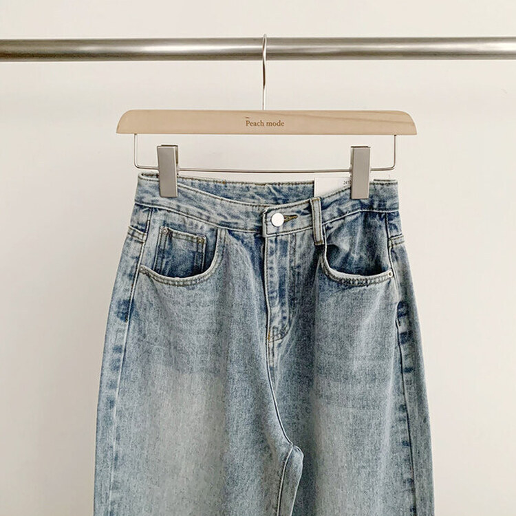 【SHORT/BASIC/LONG 丈別】ハイウエストワイドデニムパンツ6色