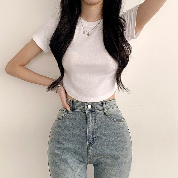 【SHORT/BASIC/LONG 丈別】ブーツカットデニムパンツ6色 Vintage Blue