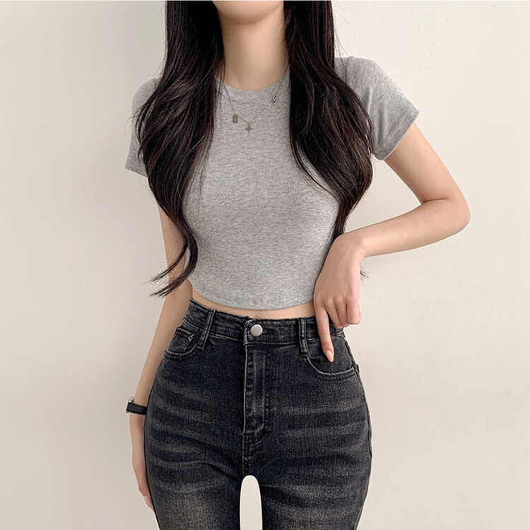 【SHORT/BASIC/LONG 丈別】ブーツカットデニムパンツ6色 BLACK