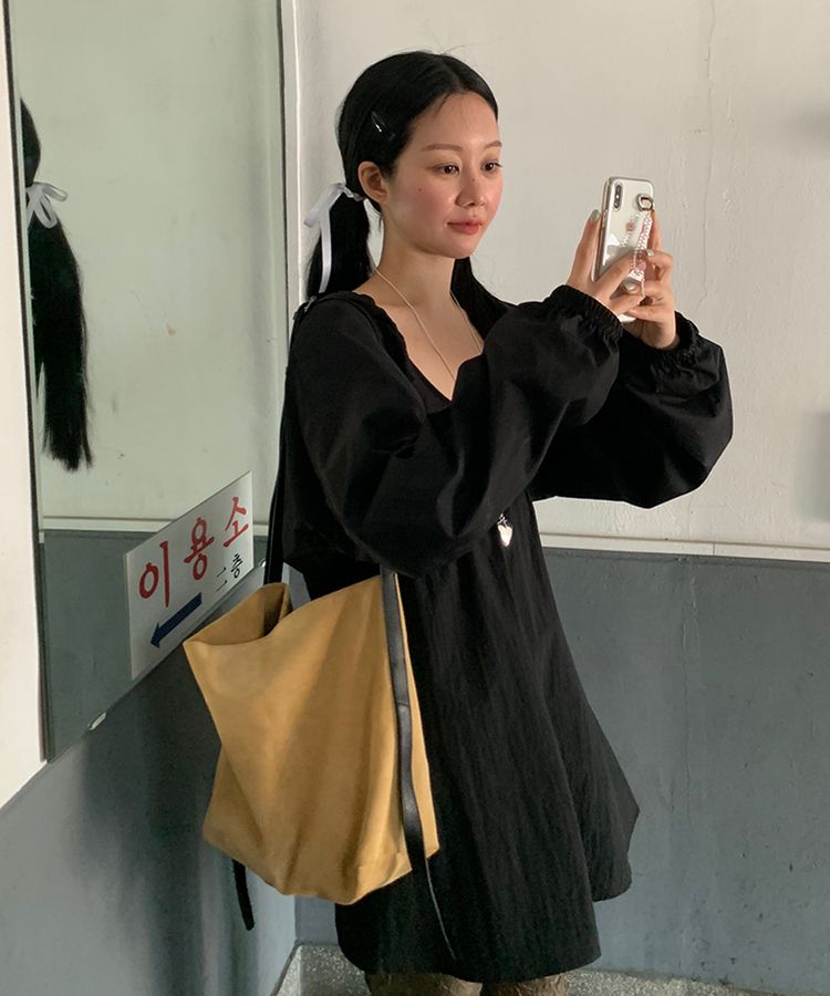 シルキーリボンヘアゴム WHITE