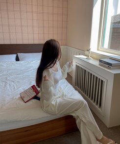 ノースリーブ クーリングクロップキャミソール IVORY