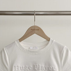 半袖Tシャツ サイドシャーリングクロップ半袖Tシャツ