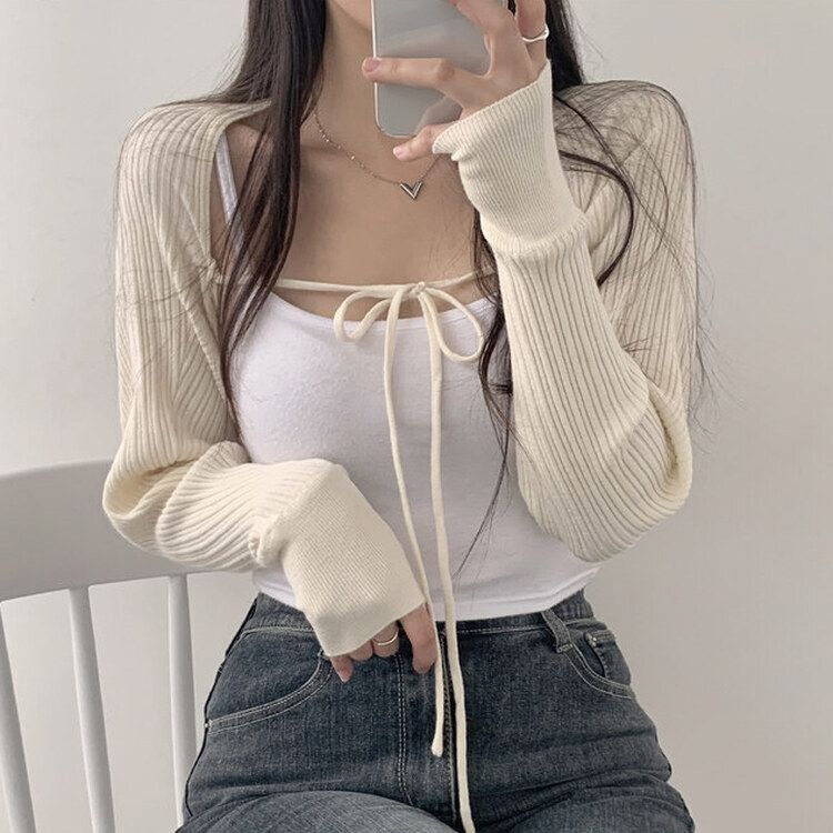 ★リボン ニットボレロ★ リボンニットボレロ / WEGO | ファッション通販 【公式通販