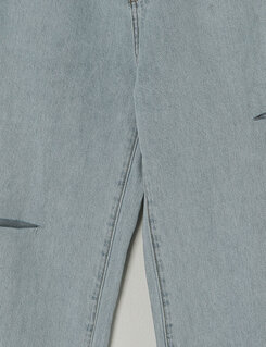 デニム 【SHORT/BASIC/LONG 丈別】カットデニムパンツ