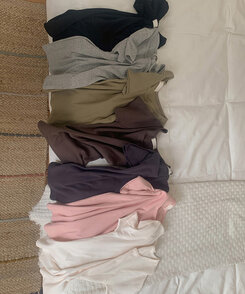 半袖Tシャツ シンプルラウンドネックスリム半袖Tシャツ8色