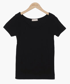 半袖Tシャツ シンプルラウンドネックスリム半袖Tシャツ8色