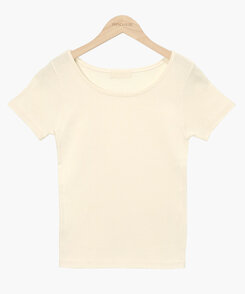 半袖Tシャツ シンプルラウンドネックスリム半袖Tシャツ8色