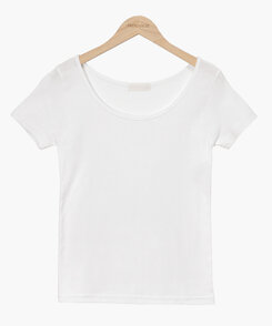 半袖Tシャツ シンプルラウンドネックスリム半袖Tシャツ8色
